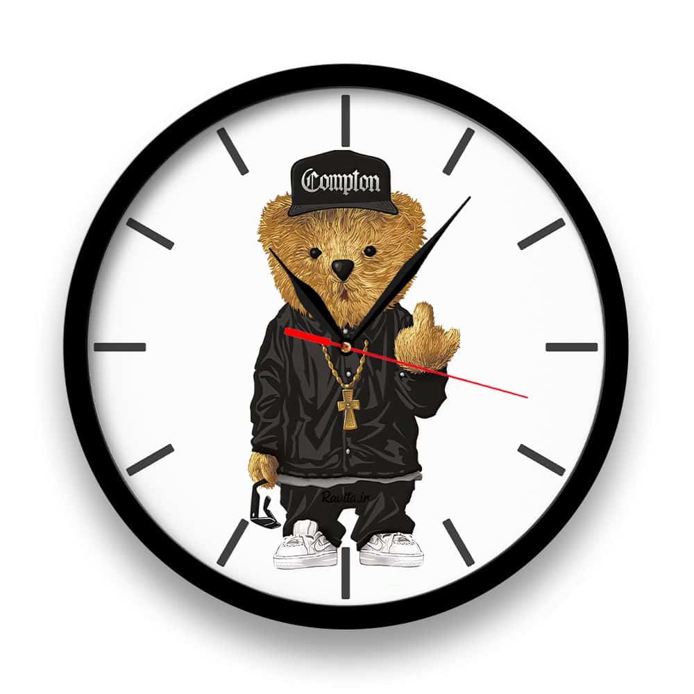 ساعت‌ دیواری راویتا طرح تدی کد 3427