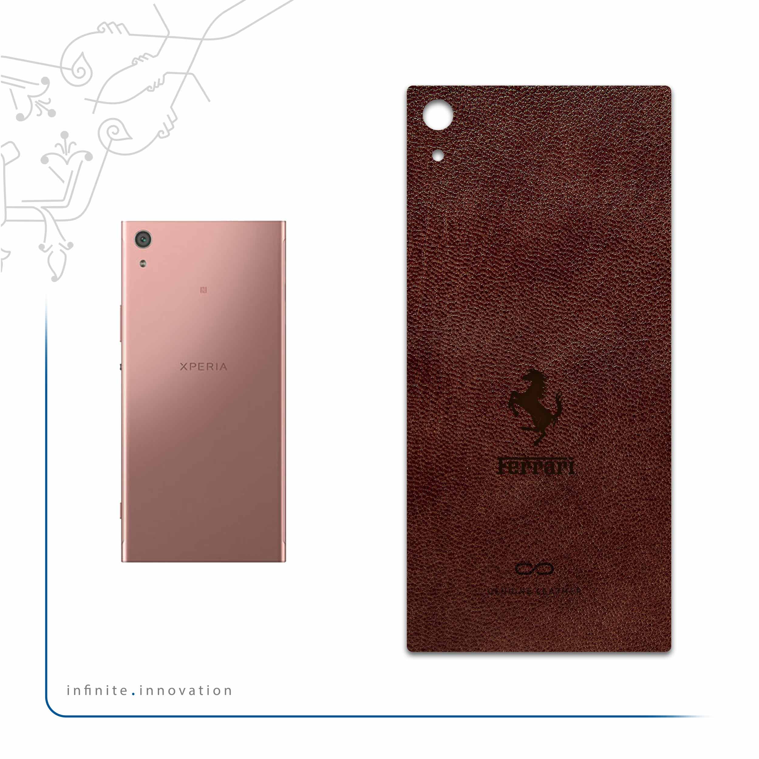 برچسب پوششی ماهوت مدل NL-FRRI مناسب برای گوشی موبایل سونی Xperia XA1 Ultra