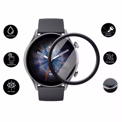محافظ صفحه نمایش لاین مدل RT007 مناسب برای ساعت هوشمند شیایومی Amazfit GTR 3 Pro بسته دو عددی