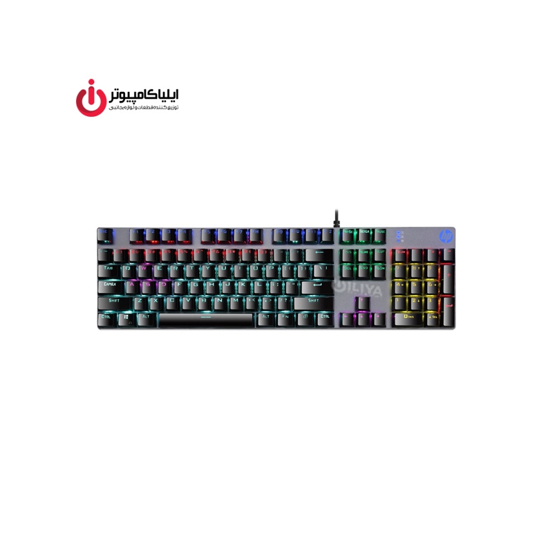 کیبورد USB گیمینگ برند اچ پی مدل GK400F