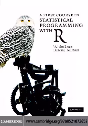 خرید و دانلود نسخه کامل کتاب A first course in statistical programming with R