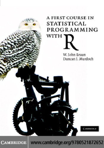 خرید و دانلود نسخه کامل کتاب A first course in statistical programming with R