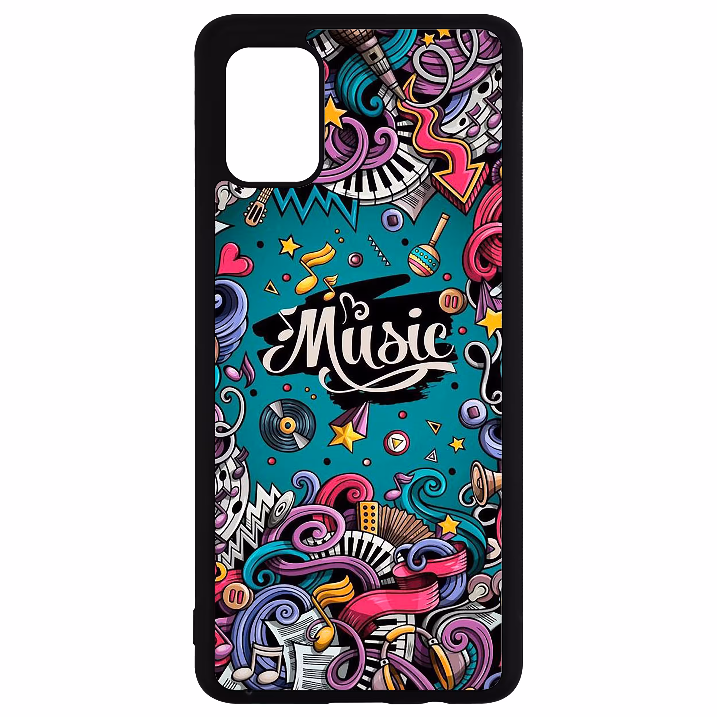 کاور طرح Music مدل CHL50025 مناسب برای گوشی موبایل سامسونگ Galaxy A51