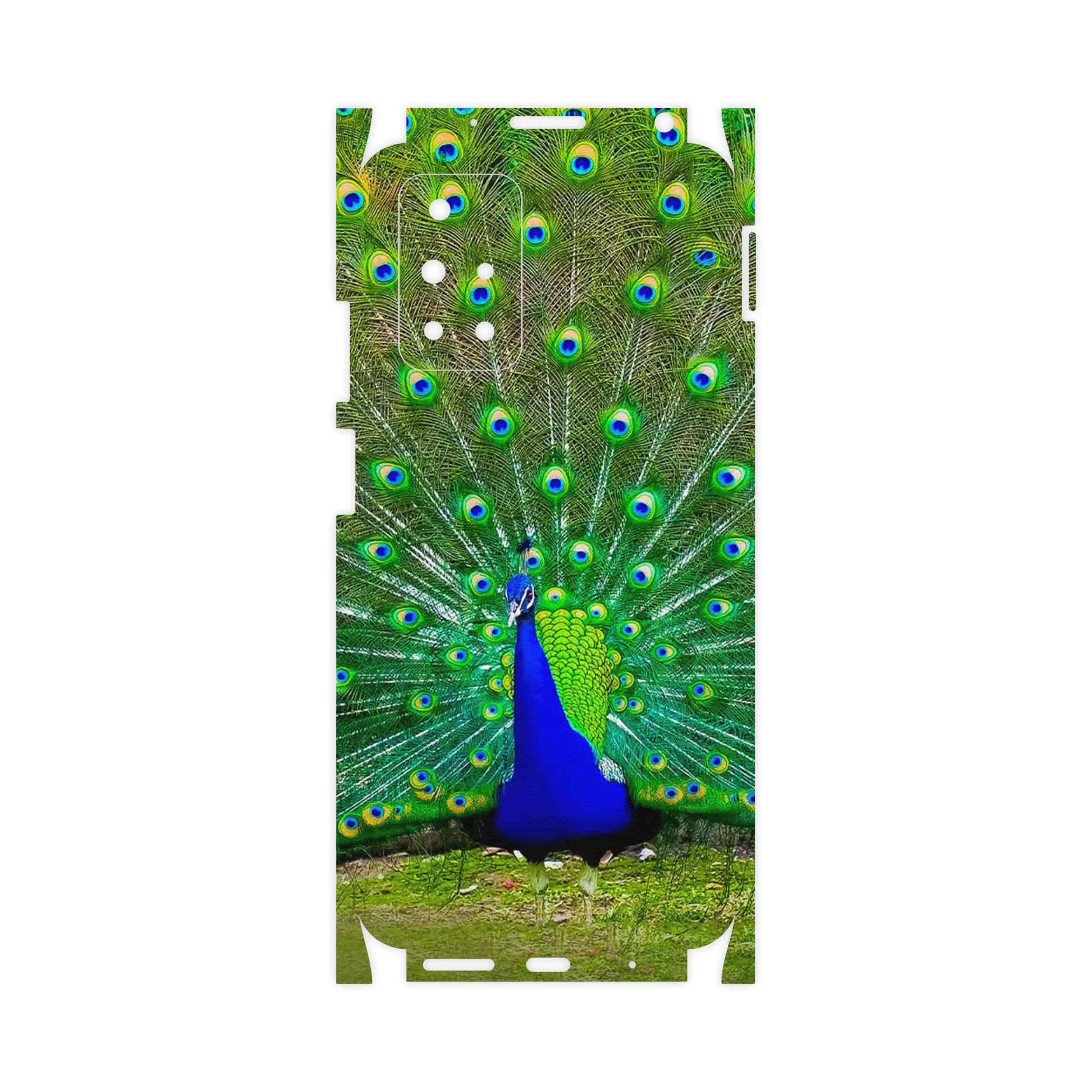 برچسب پوششی ماهوت مدل Peacock-FullSkin مناسب برای گوشی موبایل شیائومی Redmi 10 Prime