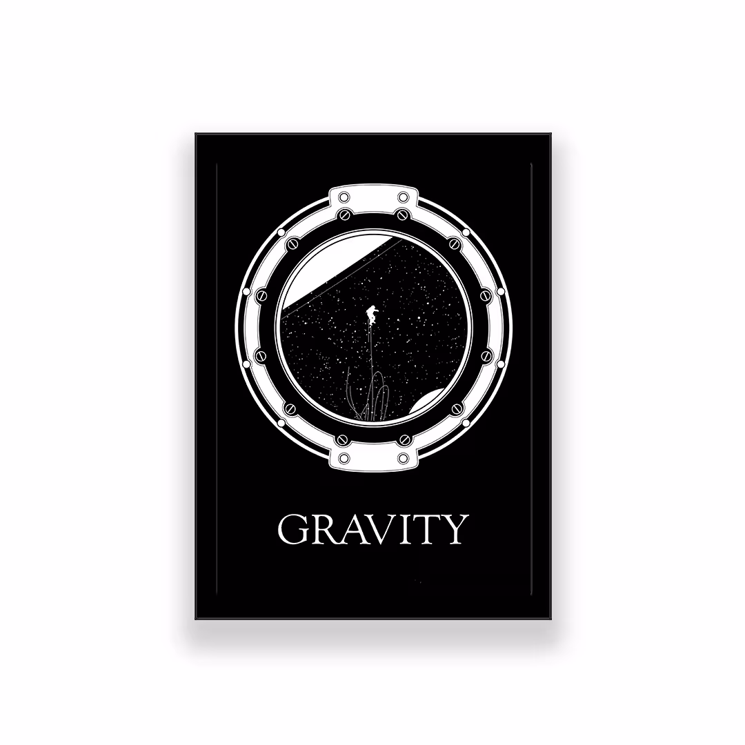 تابلو طرح فیلم gravity 