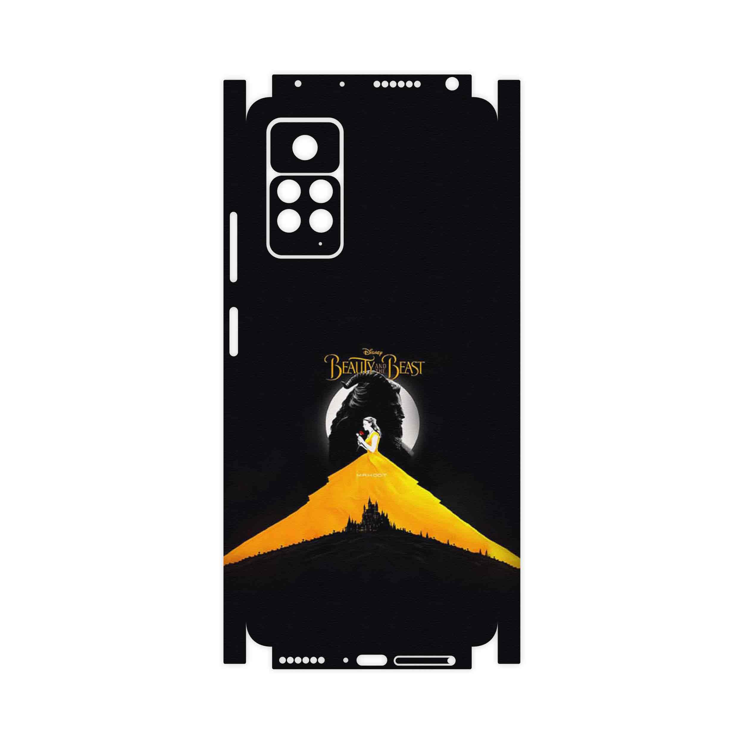 برچسب پوششی ماهوت مدل Beauty and the Beast-FullSkin مناسب برای گوشی موبایل شیائومی Redmi Note 11 Pro 5G
