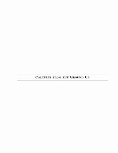 خرید و دانلود نسخه کامل کتاب Calculus from the Ground Up