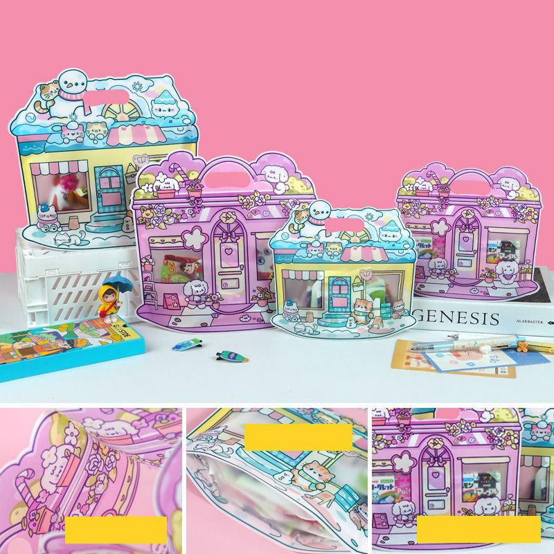 زیپ کیپ دسته دار طرح خونه