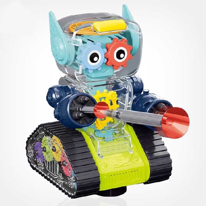 ربات مدل چرخ دنده ای موزیکال و تیرانداز