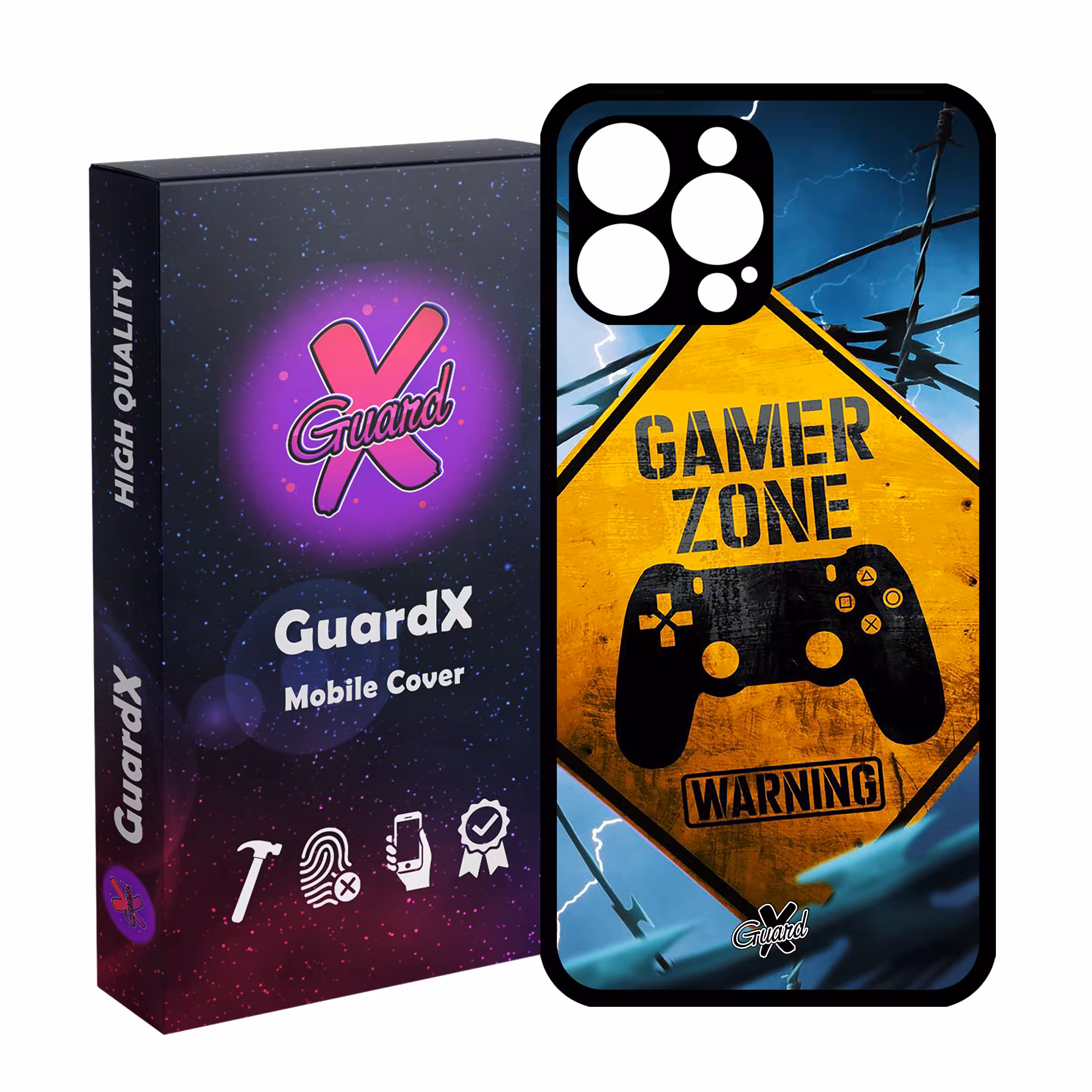 کاور گارد ایکس طرح Gamer مدل Glass10015 مناسب برای گوشی موبایل اپل iPhone 13 Pro Max