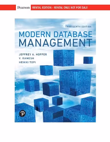 خرید و دانلود نسخه کامل کتاب Modern Database Management