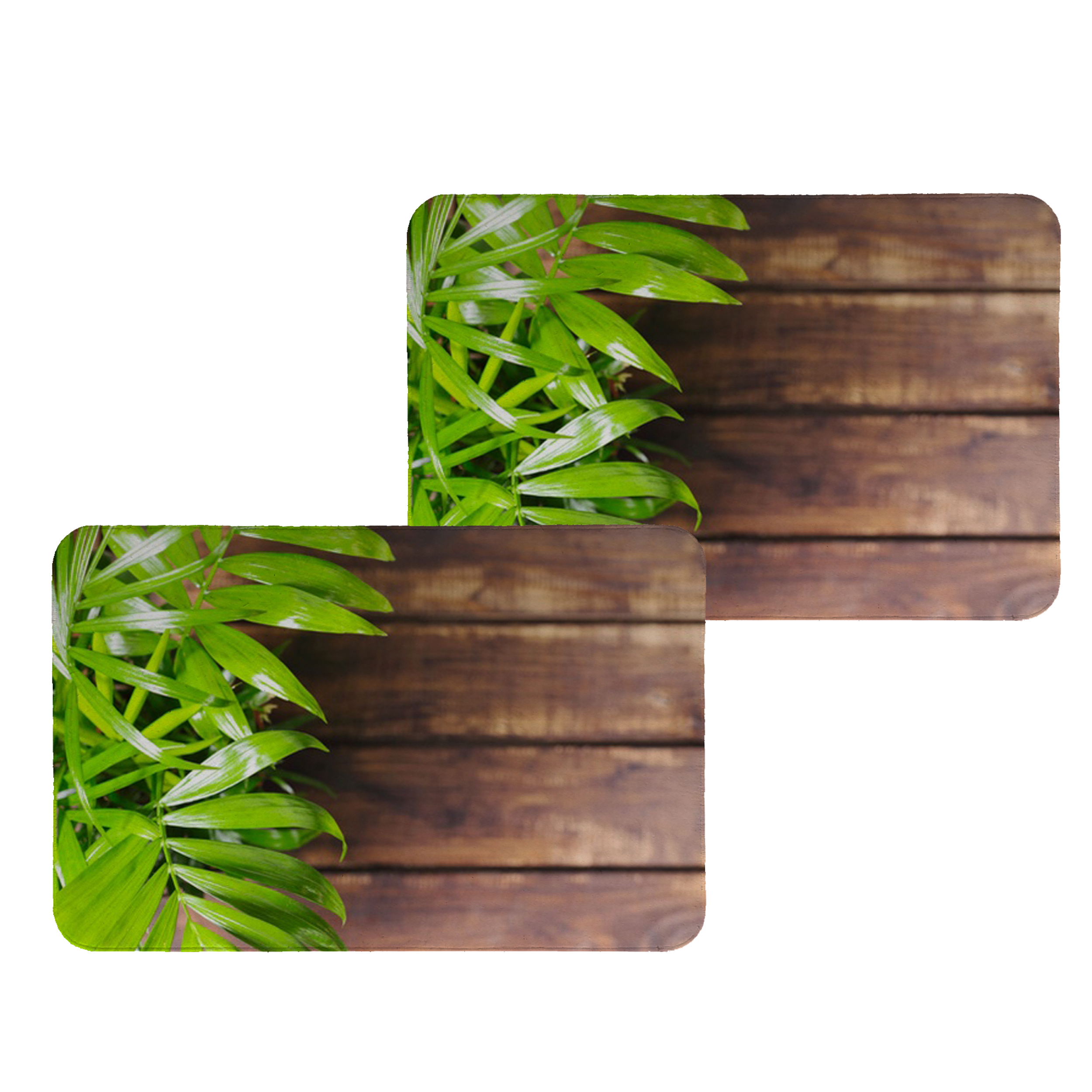 زیربشقابی طرح برگ کد 8111 مجموعه 2عددی 