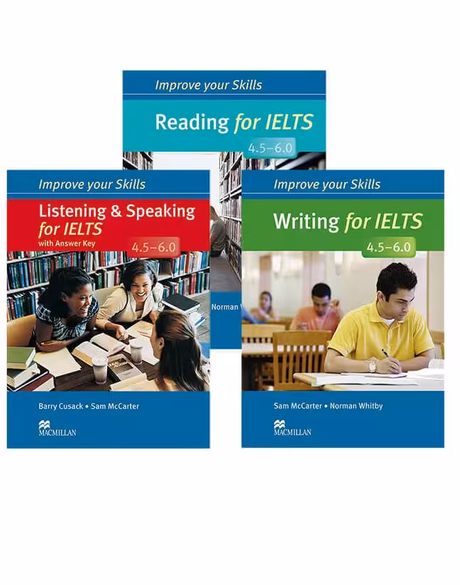(چاپ A) Improve Your Skills for IELTS 4.5-6.0 کتاب ایمپرو ایلتس (رحلی رنگی)
