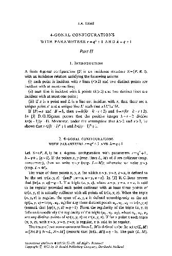 خرید و دانلود نسخه کامل کتاب 4-Gonal configurations with parameters r=q2 1 and k=q 1