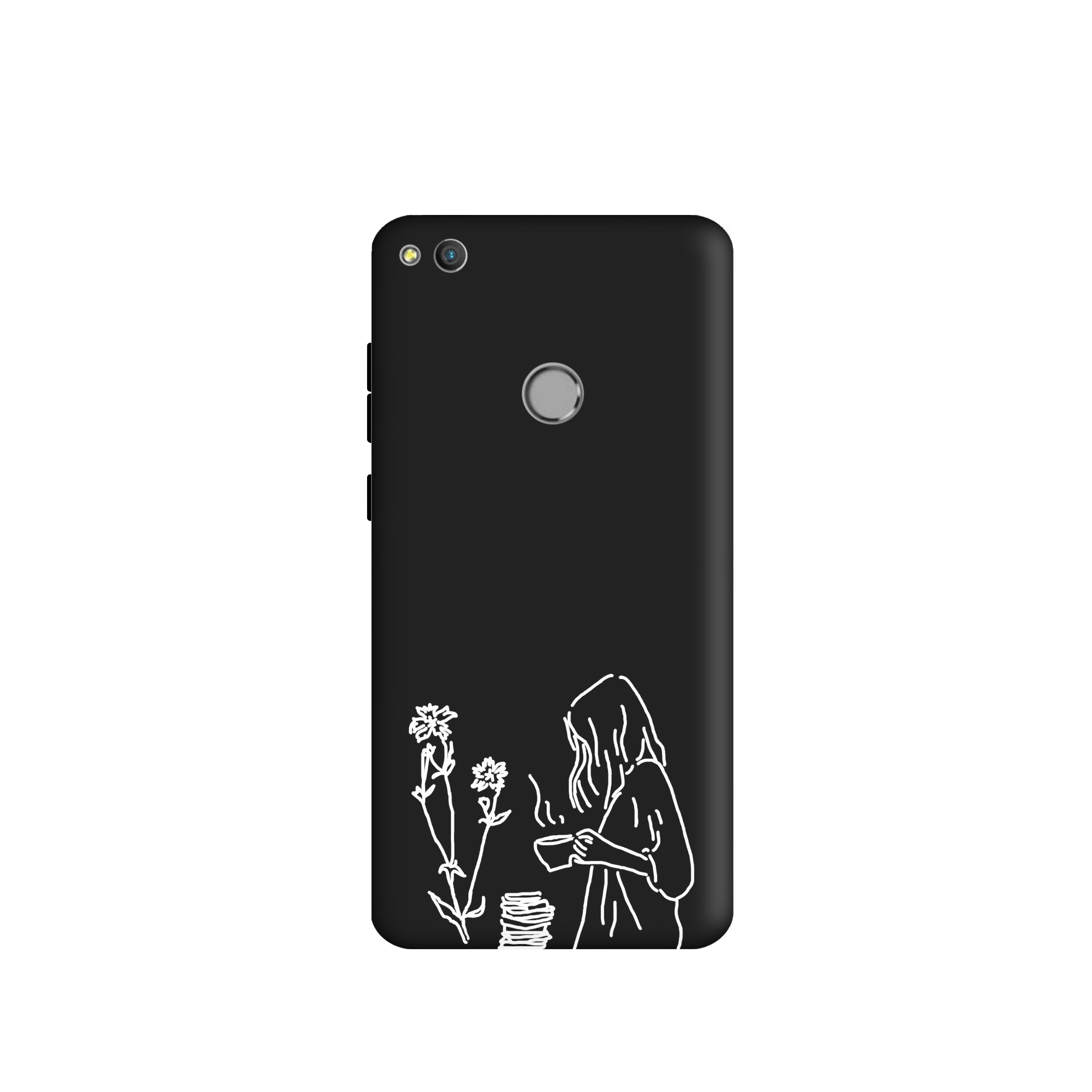 کاور طرح دخترانه مینیمال  کد u354 مناسب برای گوشی موبایل هوآوی P8 Lite 2017 / آنر 8Lite 