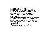 خرید و دانلود نسخه کامل کتاب Discrete Dynamical Systems and Difference Equations with Mathematica