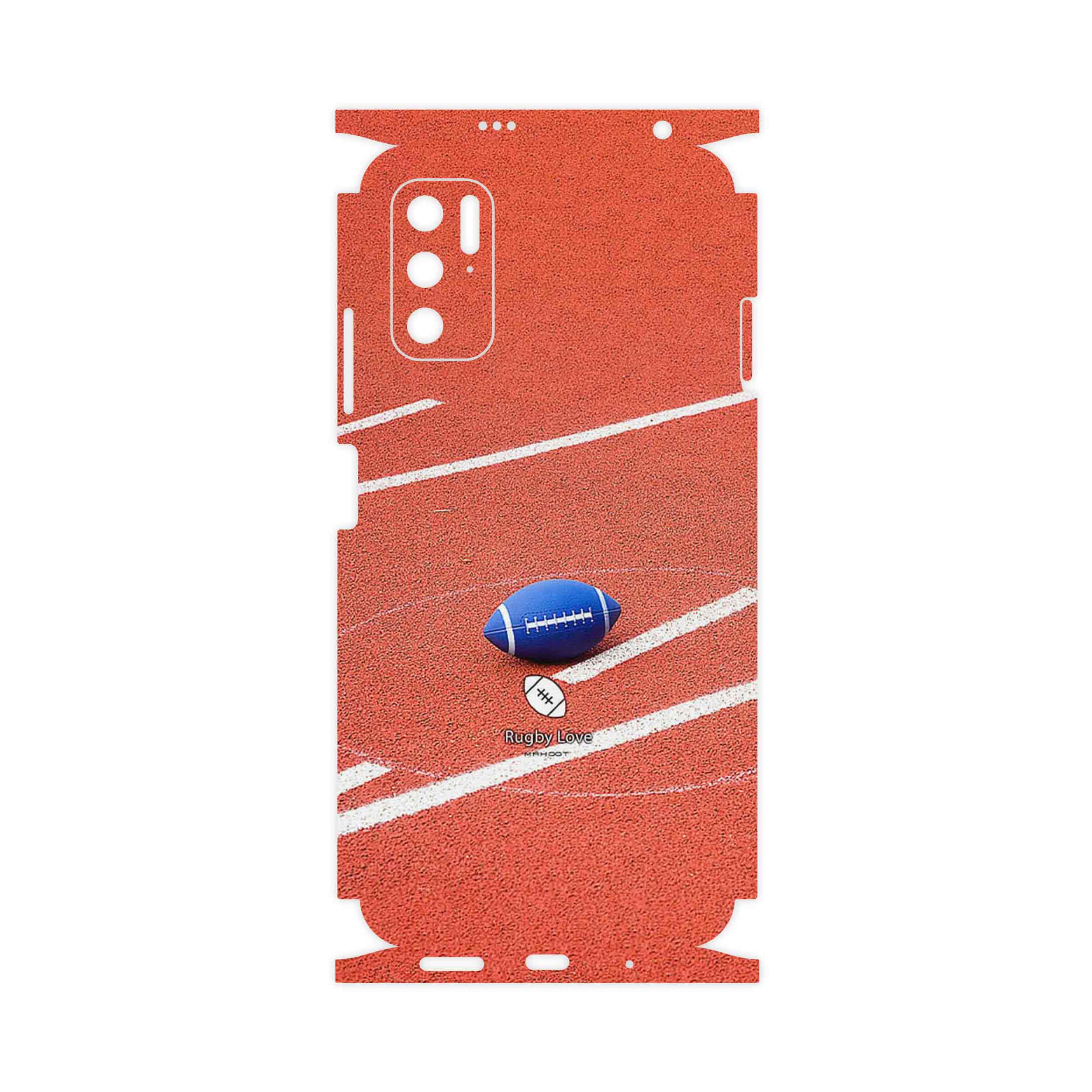 برچسب پوششی ماهوت مدل Rugby football-FullSkin مناسب برای گوشی موبایل شیائومی Redmi Note 11SE