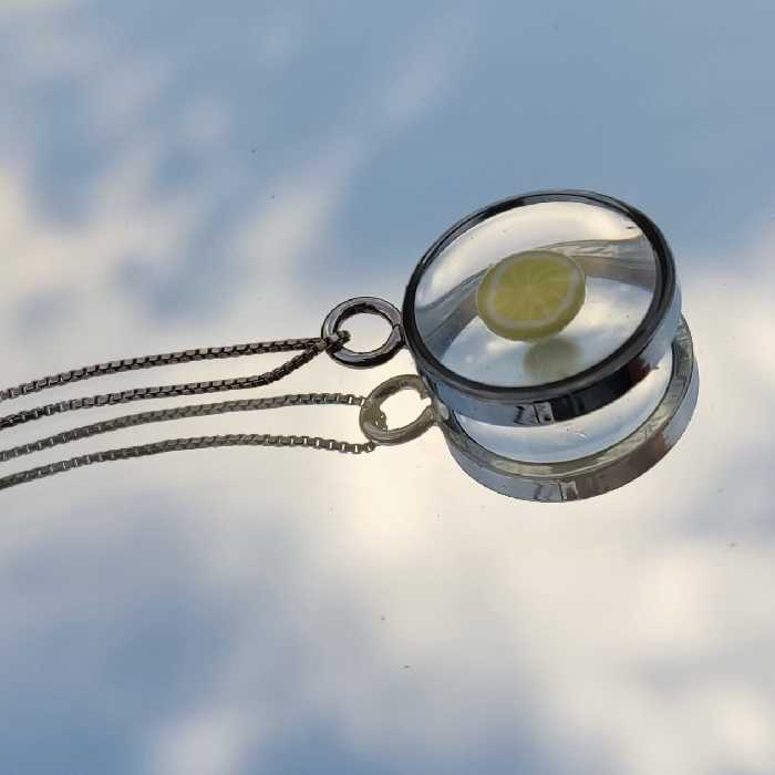 گردنبند رزین لیمو