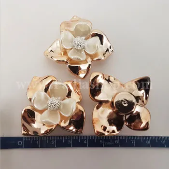 گل دوتکه طلایی مدل 4