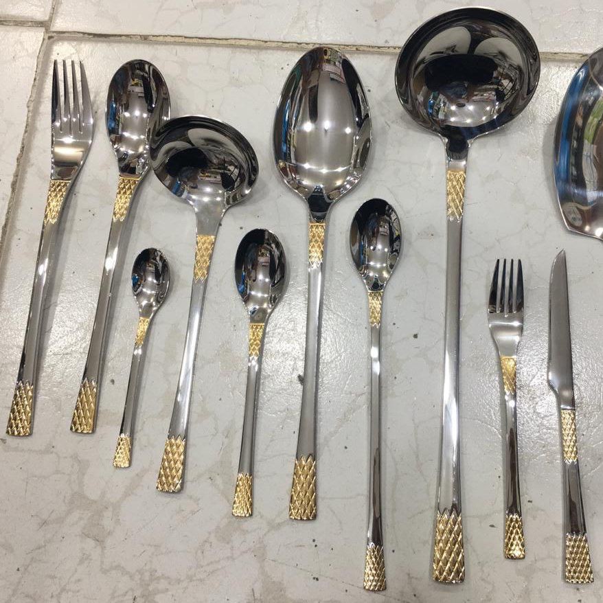 سرویس 120 پارچه  24 نفره قاشق و چنگال یونیک آلمان