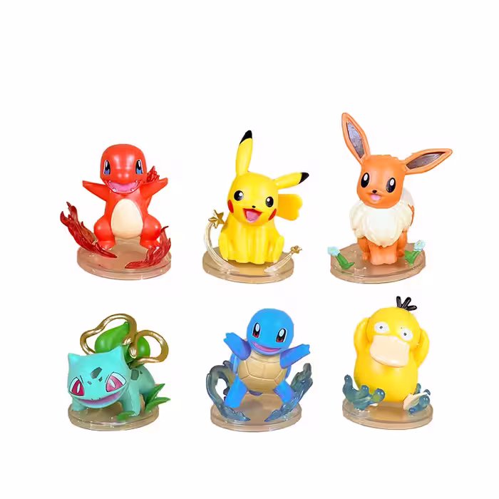 فیگور پوکمون Pokemon مجموعه 6 عددی