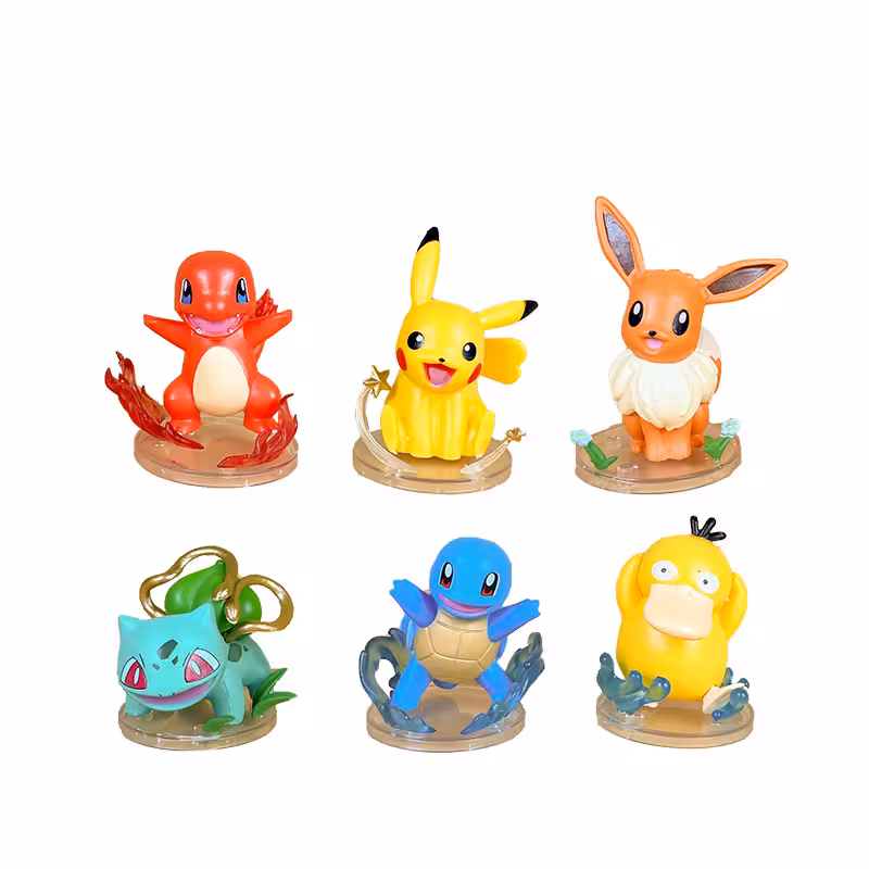 فیگور پوکمون Pokemon مجموعه 6 عددی