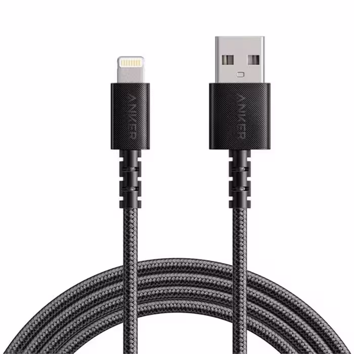 کابل شارژ USB به لایتنینگ انکر مدل Anker PowerLine Select  A8013H12 طول 1.8 متر توان 2.4 آمپر