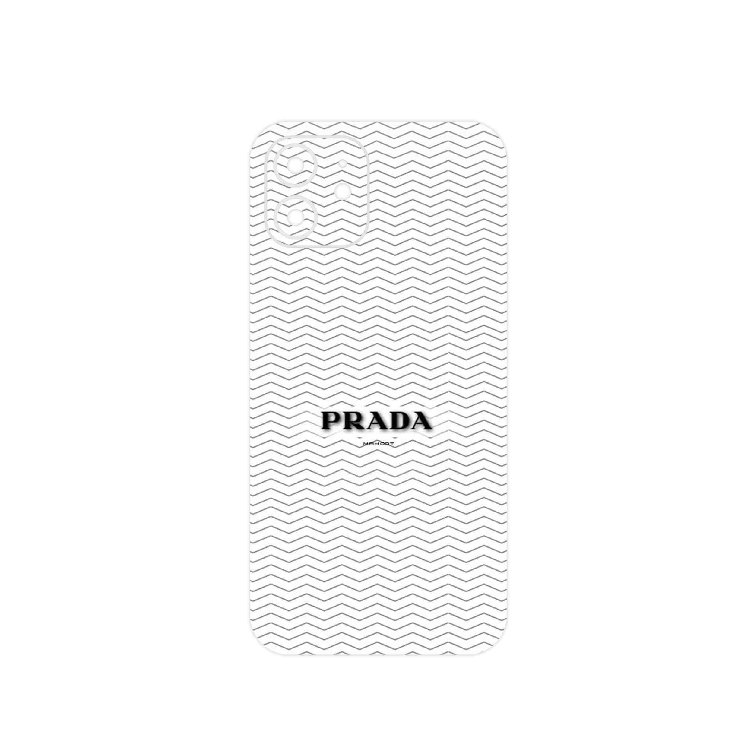 برچسب پوششی ماهوت مدل Prada مناسب برای گوشی موبایل اپل iPhone 12
