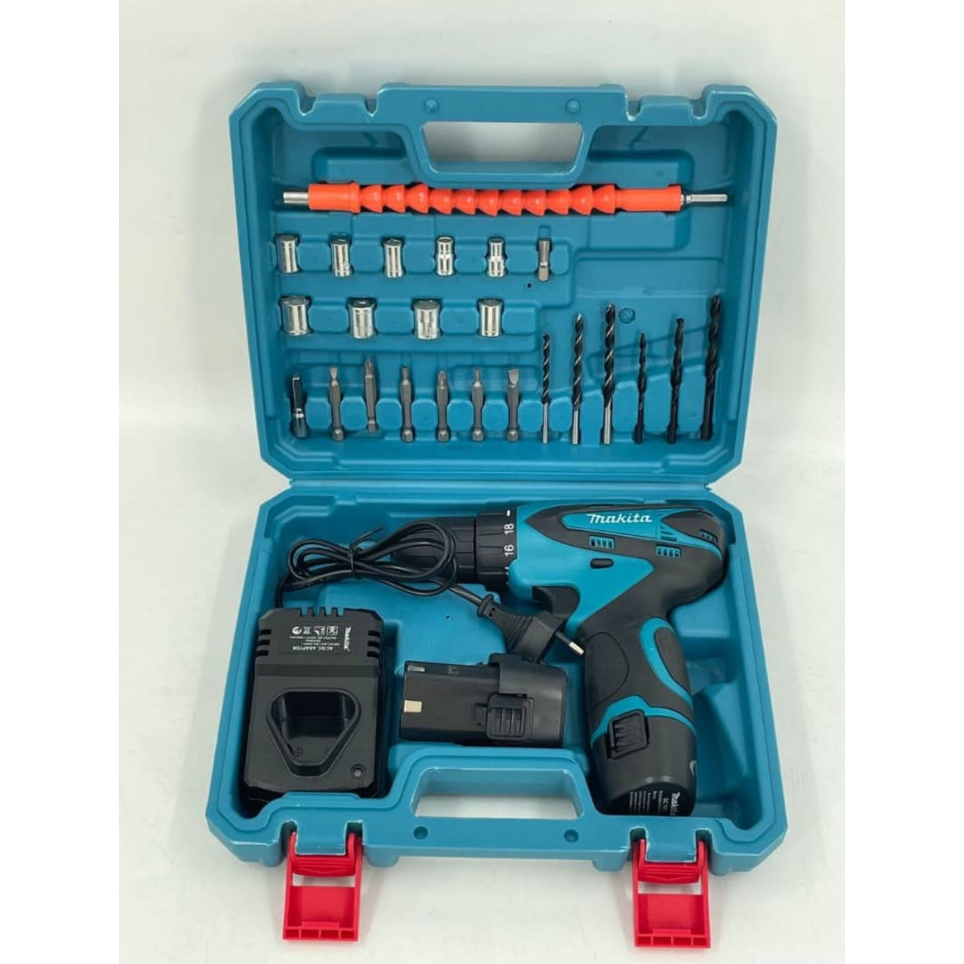 دریل شارژی makita ماکیتا چکشی 2باطری مدل 18 ولت سیم پیچ مس تکنولوژی ژاپن بهمراه 6ماه گارانتی