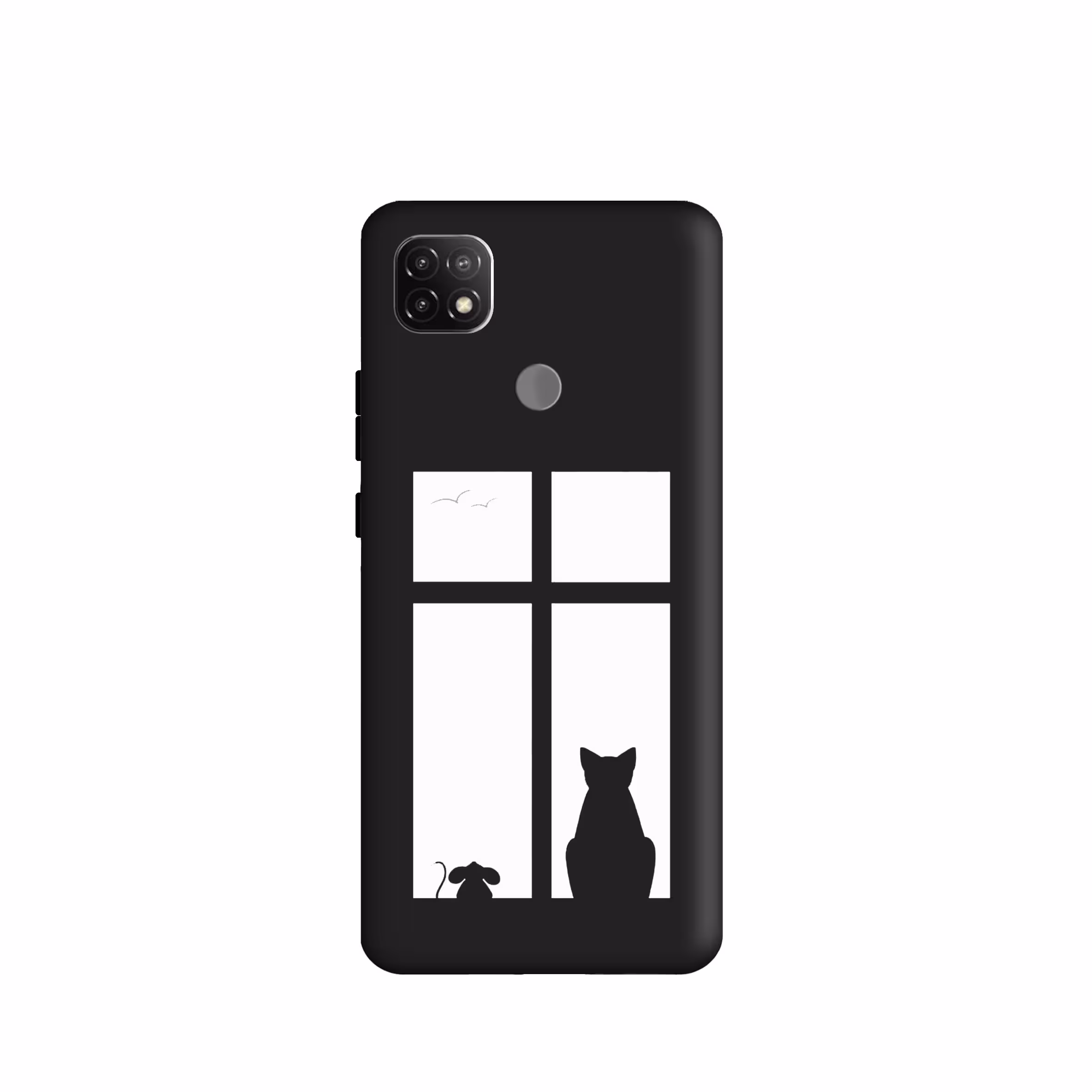 کاور طرح  گربه مینیمال  کد y8884 مناسب برای گوشی موبایل شیائومی  Redmi 9C