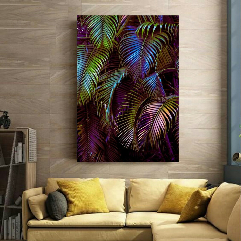 تابلو بوم طرح طبیعت کد BH641