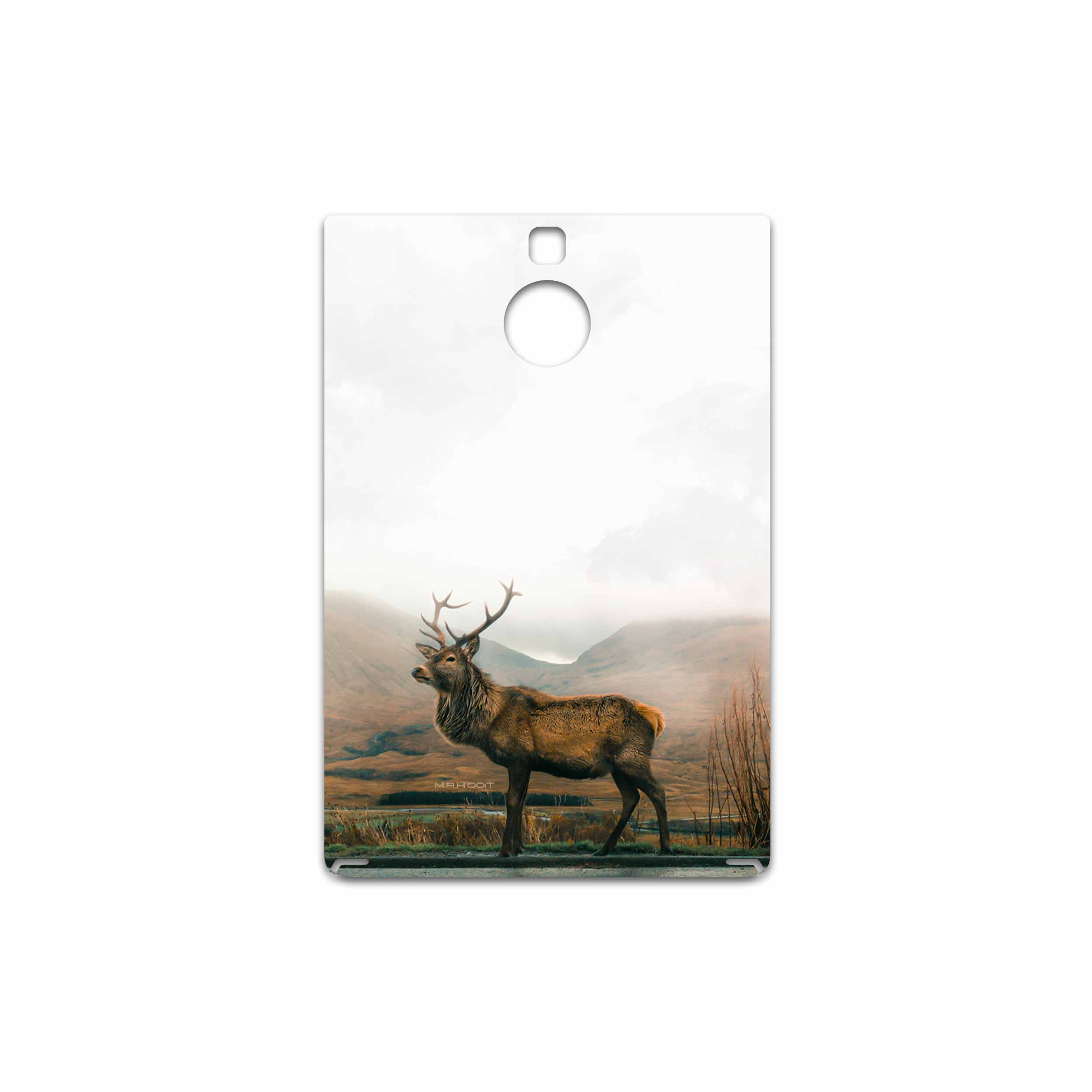 برچسب پوششی ماهوت مدل Horned Deer مناسب برای گوشی موبایل بلک بری Passport Silver Edition