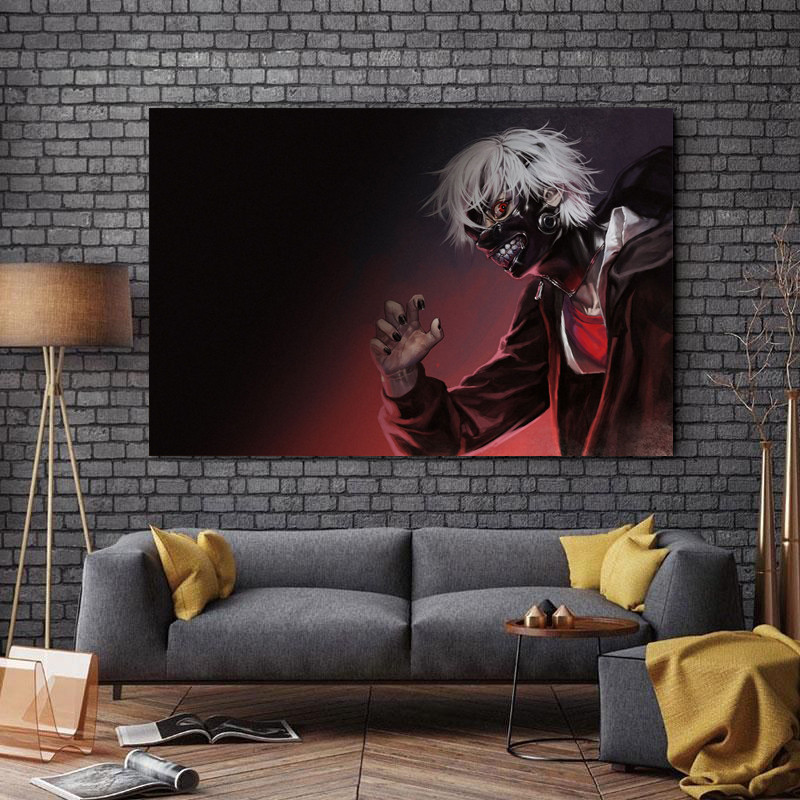 تابلو شاسی طرح انیمه مدل Tokyo Ghoul کد 901 | دنیای قاب