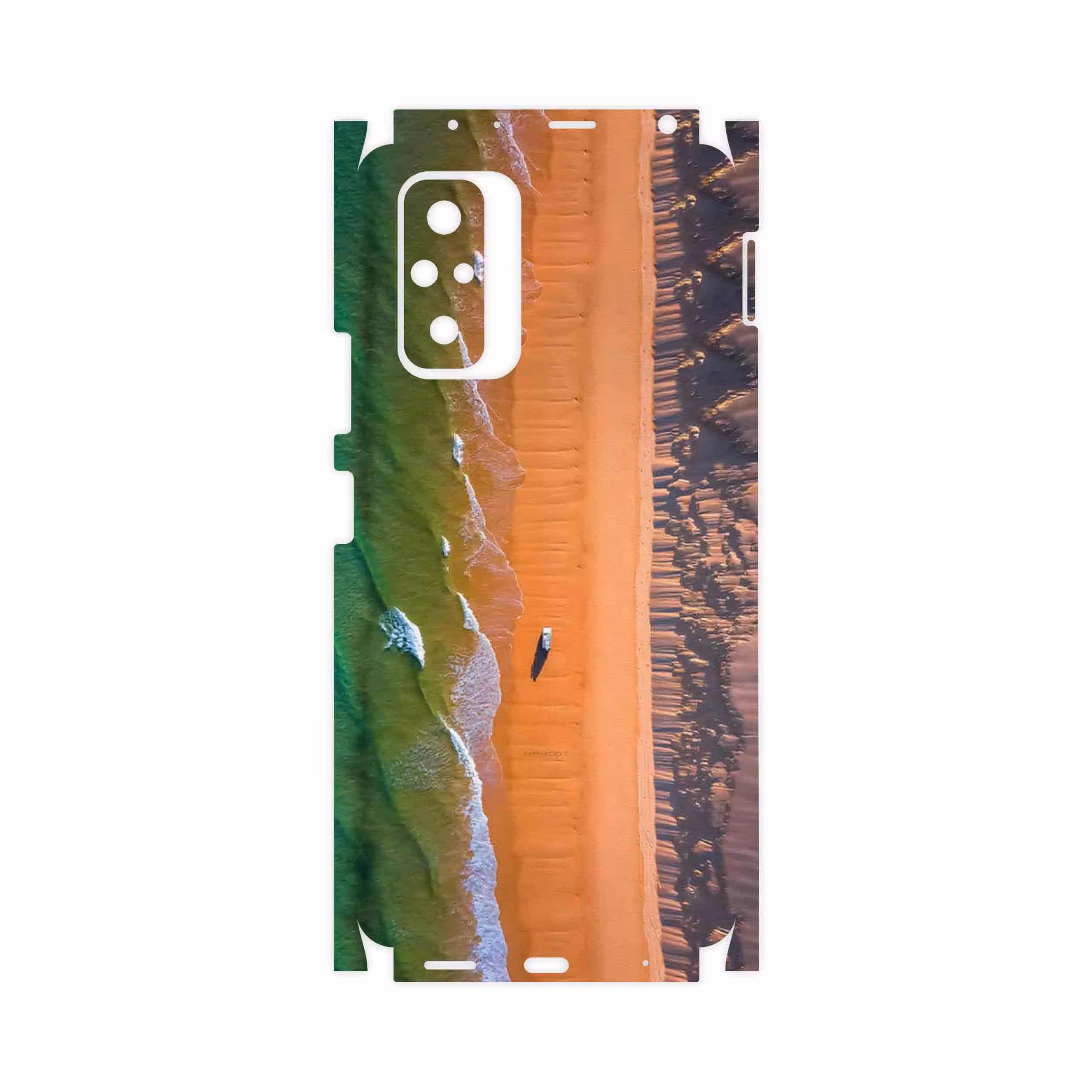 برچسب پوششی ماهوت مدل Beach and Green Sea-FullSkin مناسب برای گوشی موبایل شیائومی Redmi Note 10 Pro Max