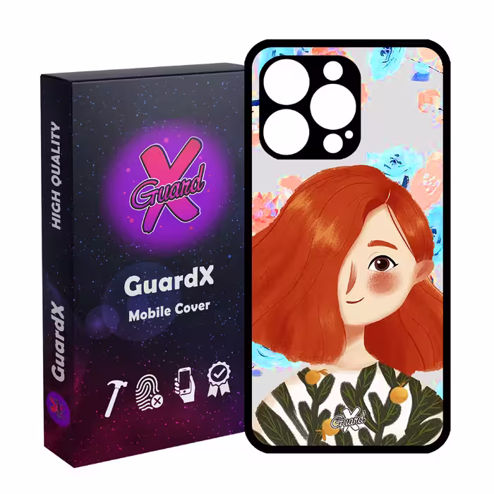 کاور گارد ایکس طرح دختر مدل Glass10324 مناسب برای گوشی موبایل اپل iPhone 13 Pro