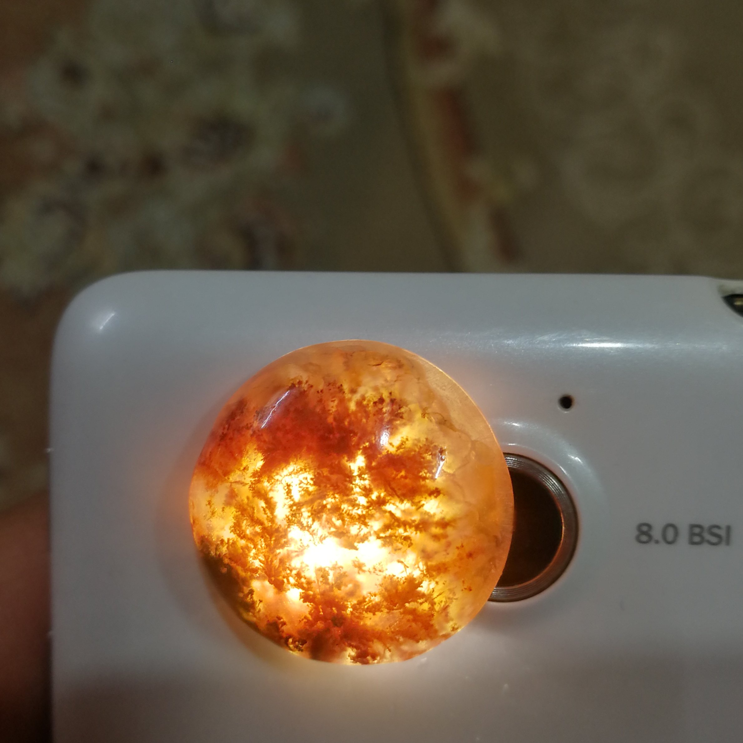 عقیق شجر گل اناری درجه 1