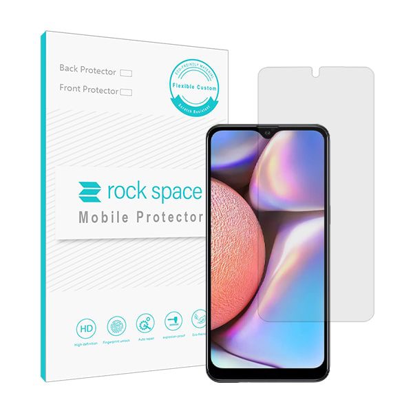 گلس سامسونگ A10s مدل نانو هیدروژل شفاف برند راک اسپیس کد S