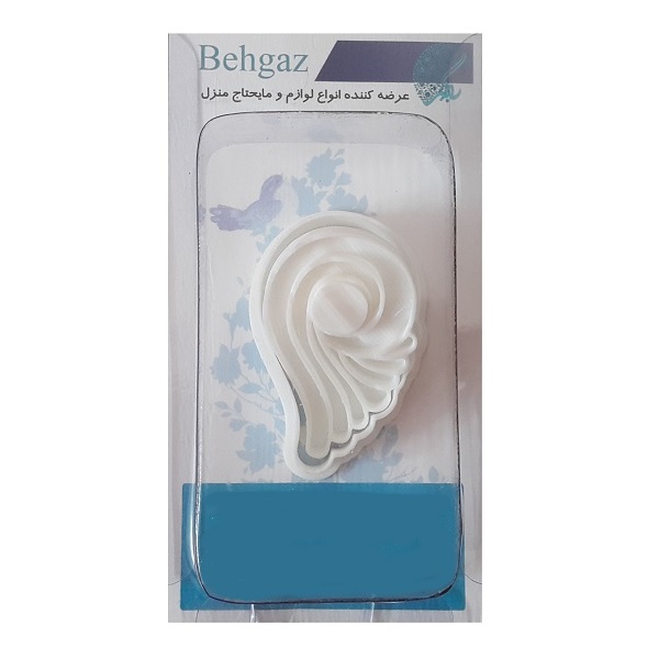 قالب شیرینی بهگز مدل پر طاووس مجموعه 2 عددی