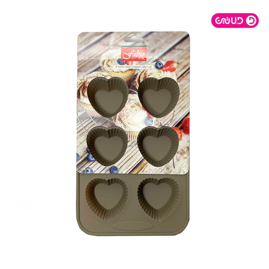 قالب سیلیکونی مافین 6 خانه FABIO