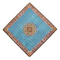 رومیزی ترمه عدل طرح گل فرنگ