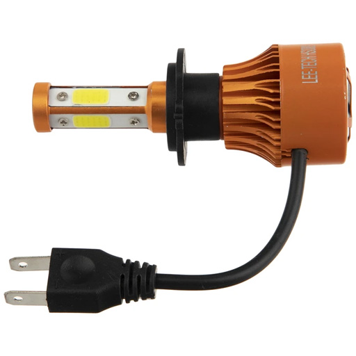 خرید لامپ هدلایت لیتک پایه H7 زرد چهار طرفه دو عددی | اتوموبی