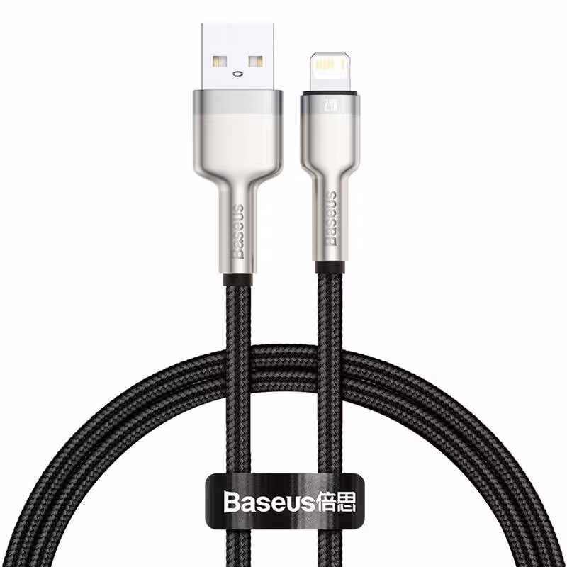 کابل کوتاه آیفونی Baseus CALJK-01 2.4A 25cm