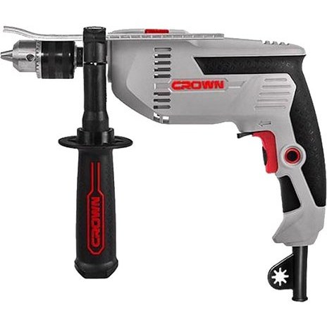 دریل چکشی 13 میلیمتر 750 وات سه نظام آچاری کرون کد محصول: CT10129