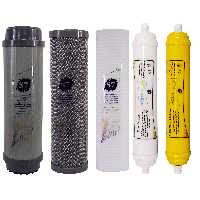 فیلتر دستگاه تصفیه آب آکوآ اسپرینگ مدل F-S7-A5 مجموعه 5 عددی