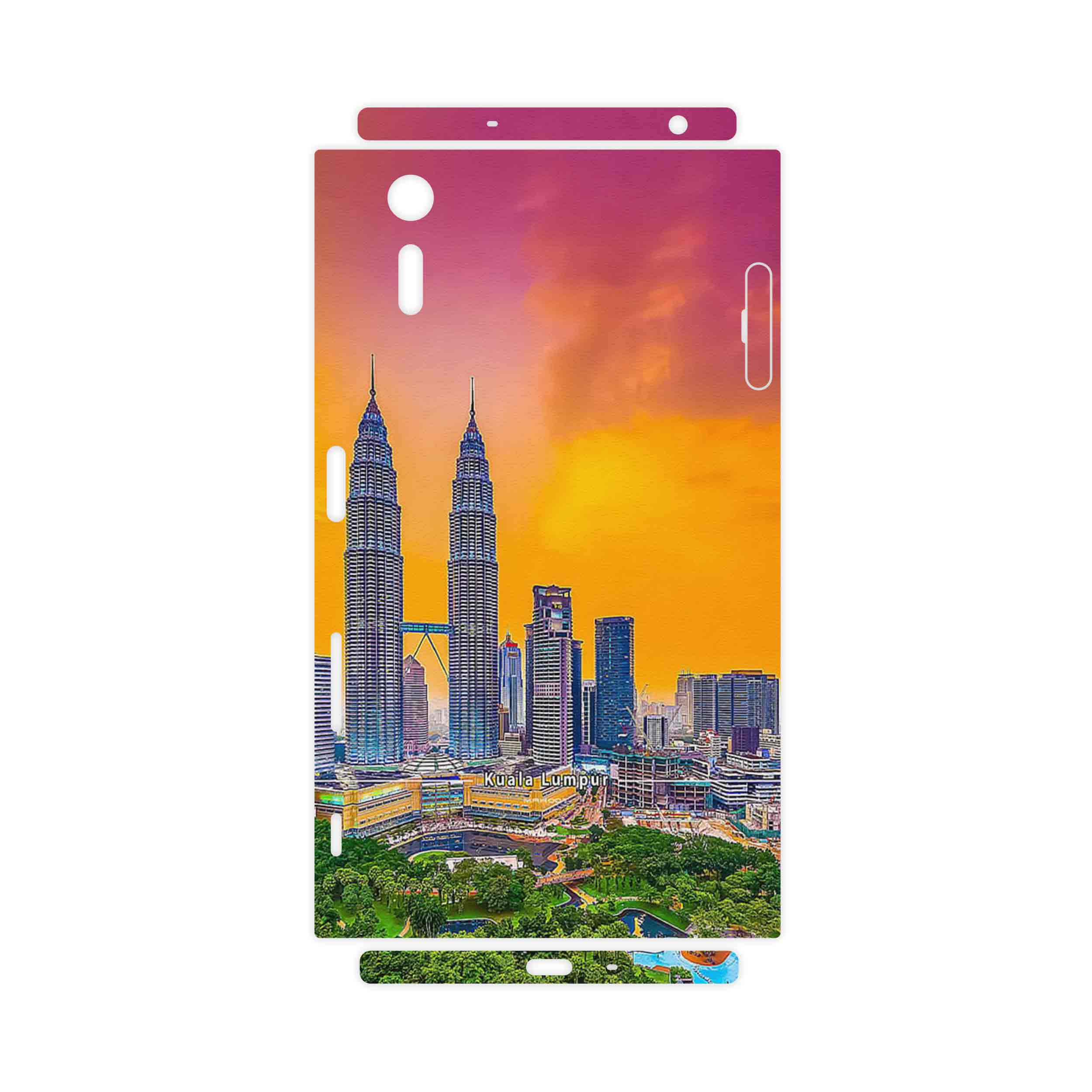 برچسب پوششی ماهوت مدل City of Kuala Lumpur-FullSkin مناسب برای گوشی موبایل سونی Xperia XZ