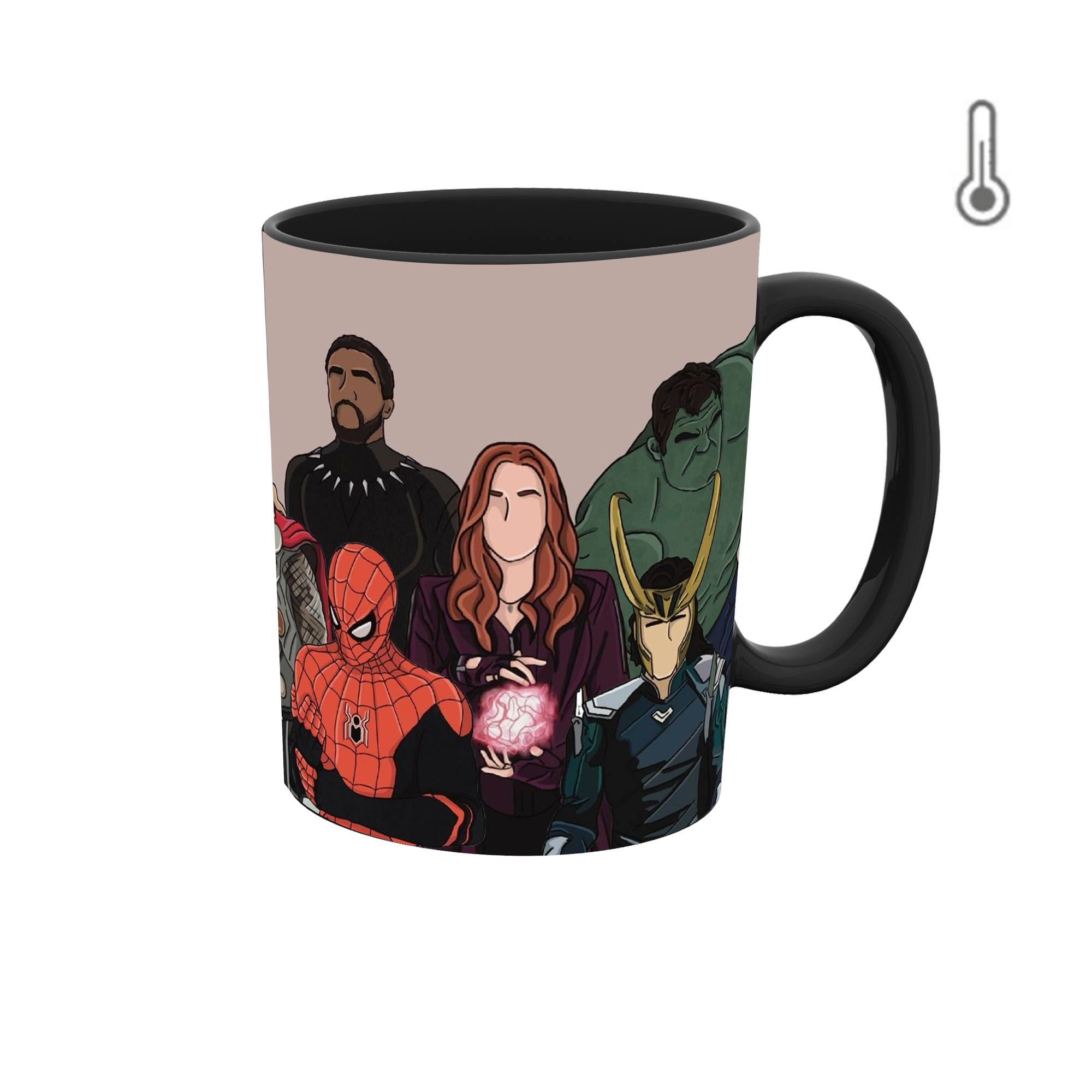 ماگ حرارتی  طرح اونجرز avengers marvel کد 8