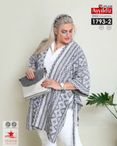 پانچو زنانه لنین مدل سایز بزرگ