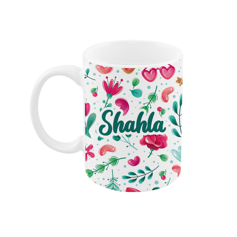 ماگ رژارت مدل اسم شهلا