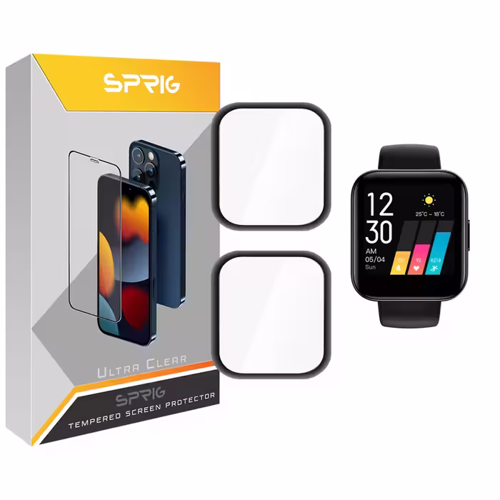 محافظ صفحه نمایش نانو اسپریگ مدل SPG مناسب برای ساعت هوشمند شیائومی Realme Watch بسته دو عددی