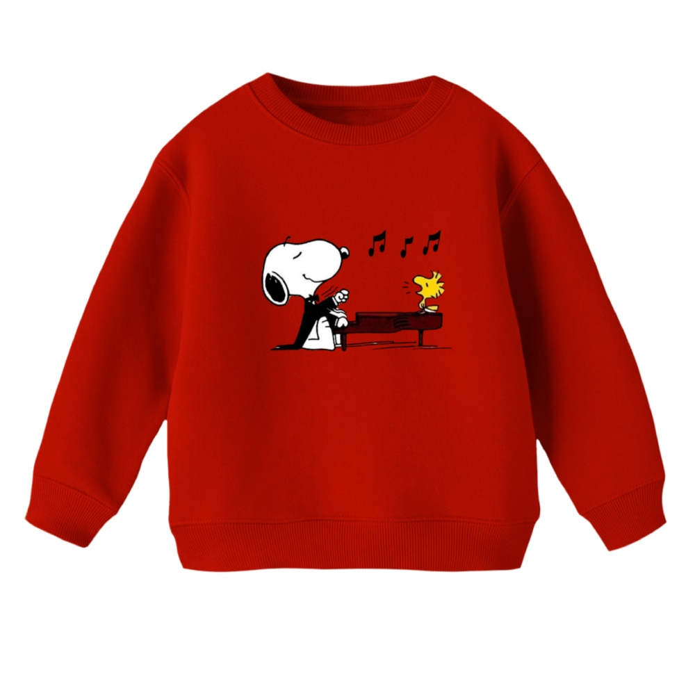 سویشرت بچگانه مدل اسنوپی کد 17 رنگ قرمز